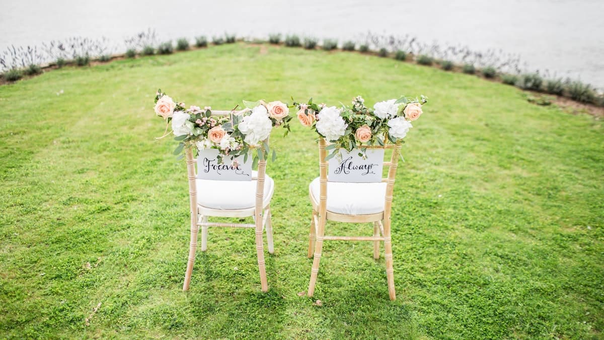 Romantic couple celebrating anniversary